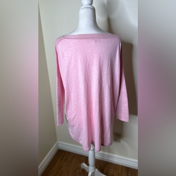 Lilly Pulitzer Cobo Coolmax Sweater Heathered Pink Tropic Tint Size XS - Picture 6 of 10